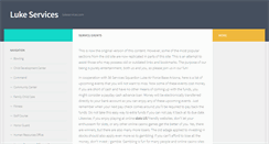 Desktop Screenshot of lukeservices.com